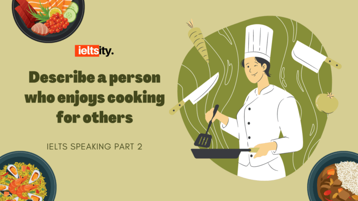 Describe a person who enjoys cooking for others