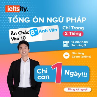 Lớp Tổng ôn ngữ pháp vào 10 của thầy Duy Lê