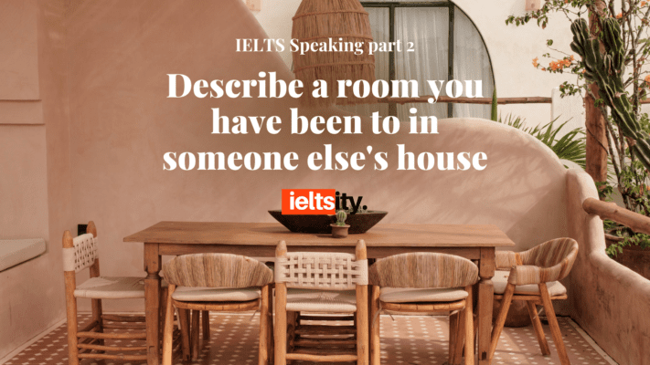Describe a room you have been to in someone else's house