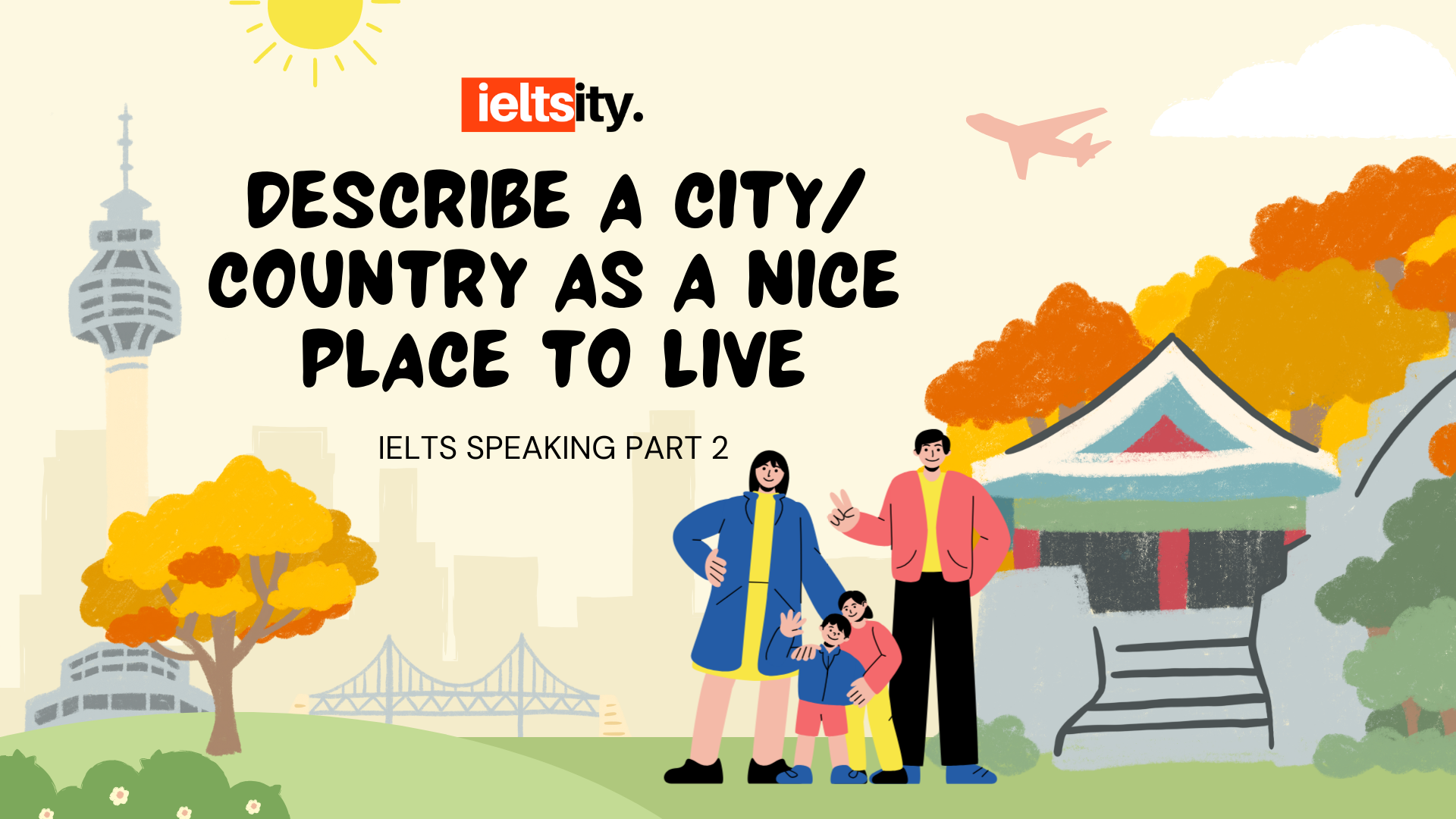 Describe a city country as a nice place to live